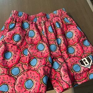 Baseball Lifestyle 101 Pink Donut Shorts